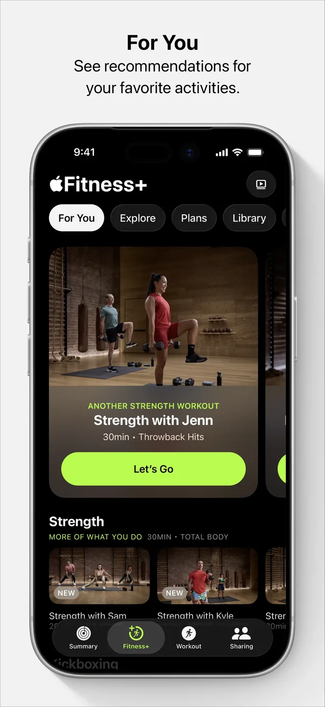 Apple Fitness App Store screenshot 4