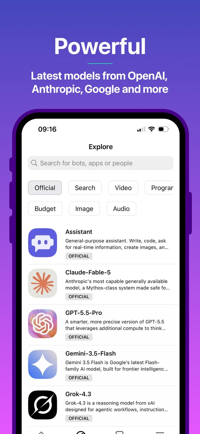 Poe – Fast AI Chat App Store screenshot 2