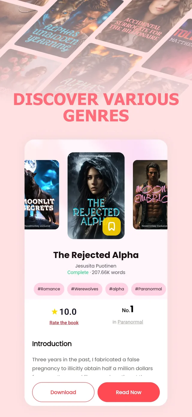 Fictio - Good Novels, Stories App Store screenshot 2