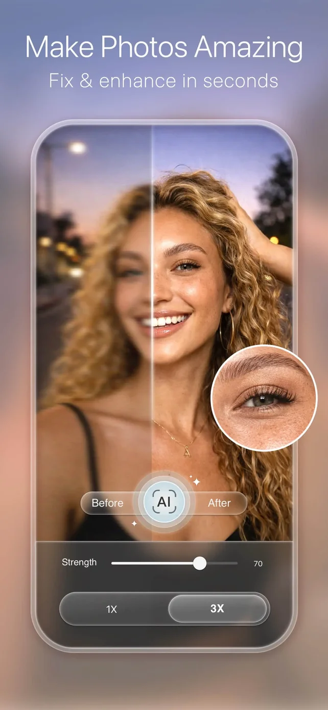 Polish - AI Photo Editor App Store screenshot 3