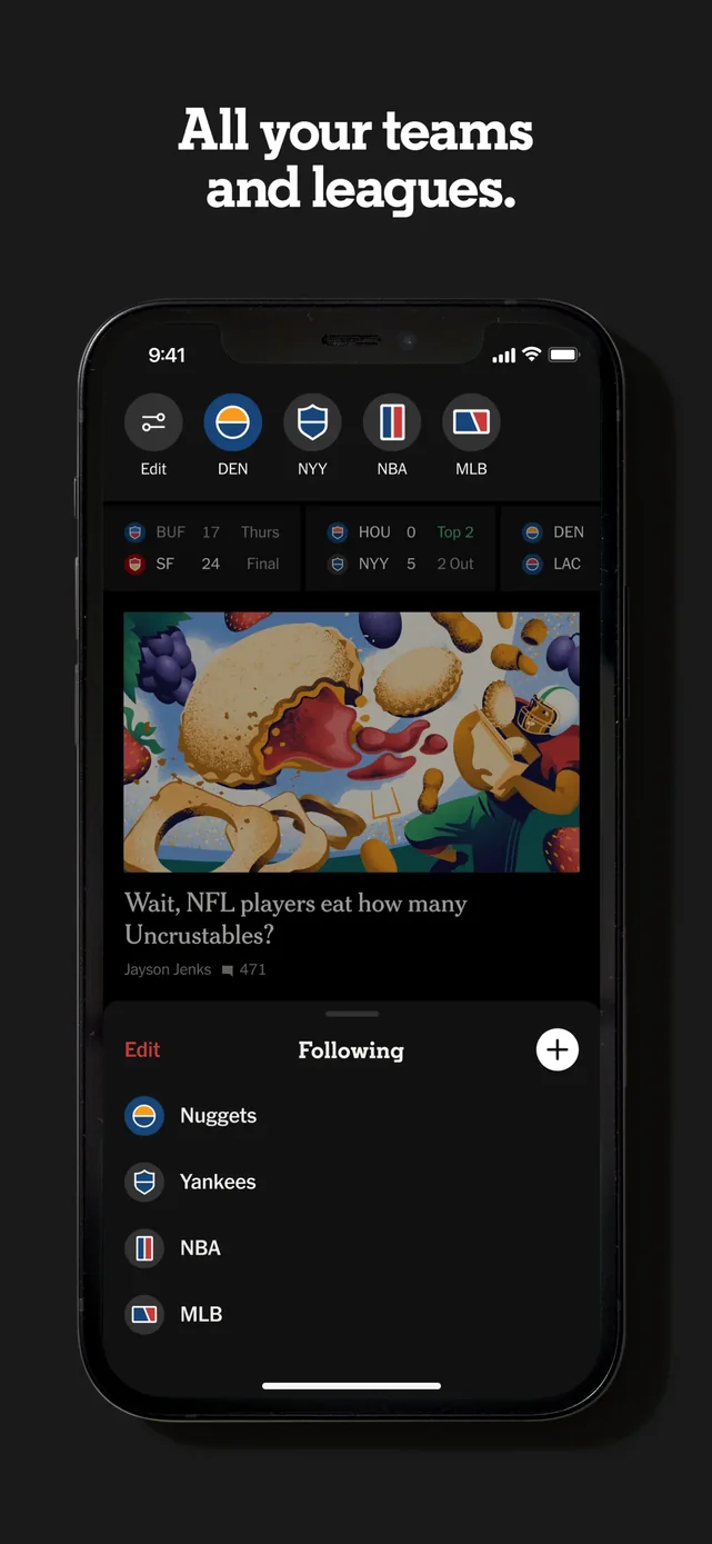 The Athletic: All Sports News App Store screenshot 2