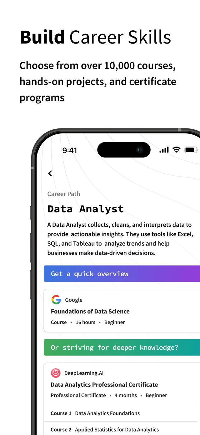 Coursera: Grow your career App Store screenshot 3