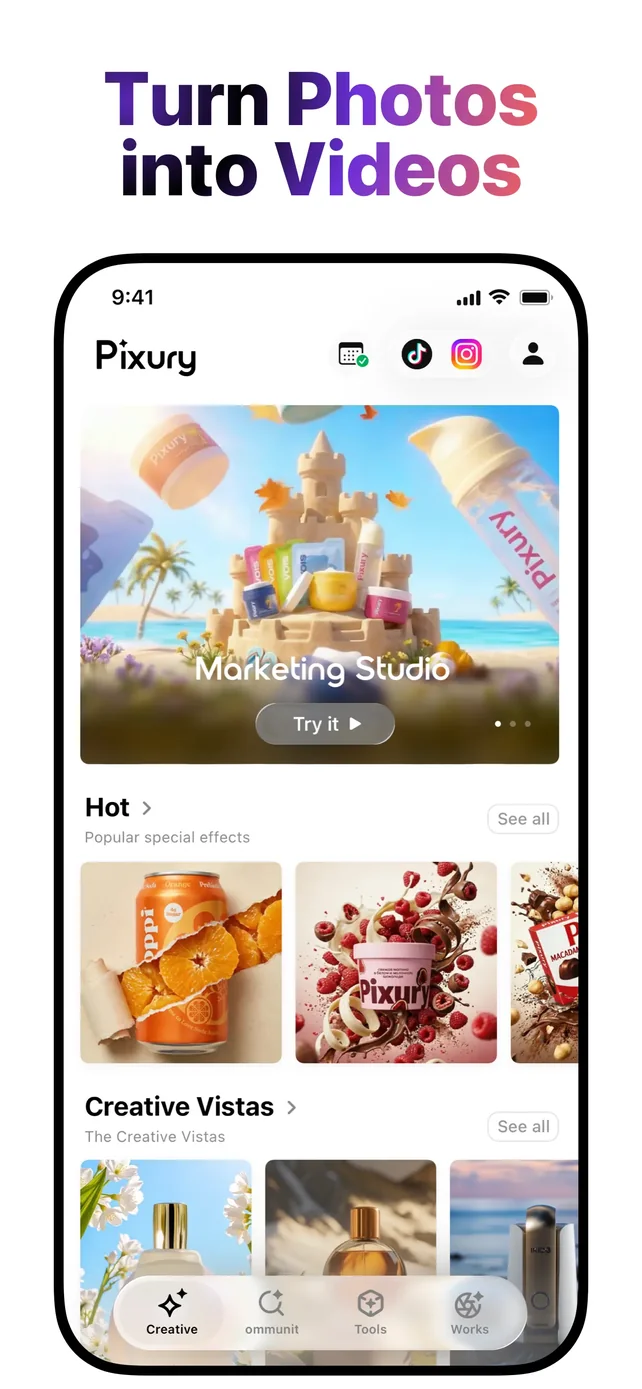 AI Product Video & Ad - Pixury App Store screenshot 3