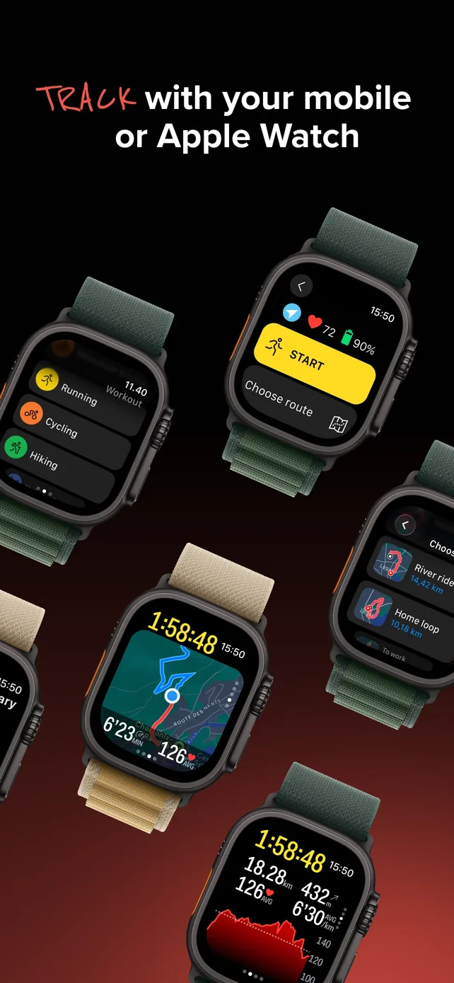 Sports Tracker: Run Bike Hike App Store screenshot 3