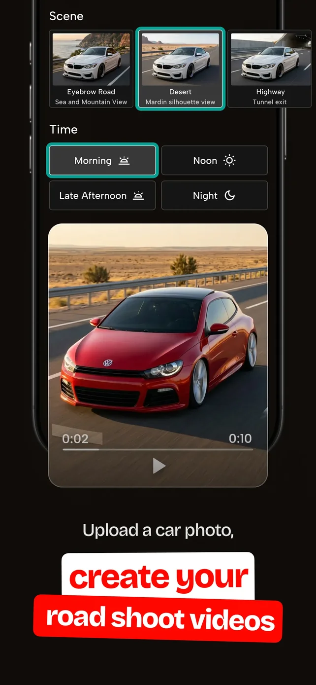 Posely: AI Car Photo & Video App Store screenshot 2