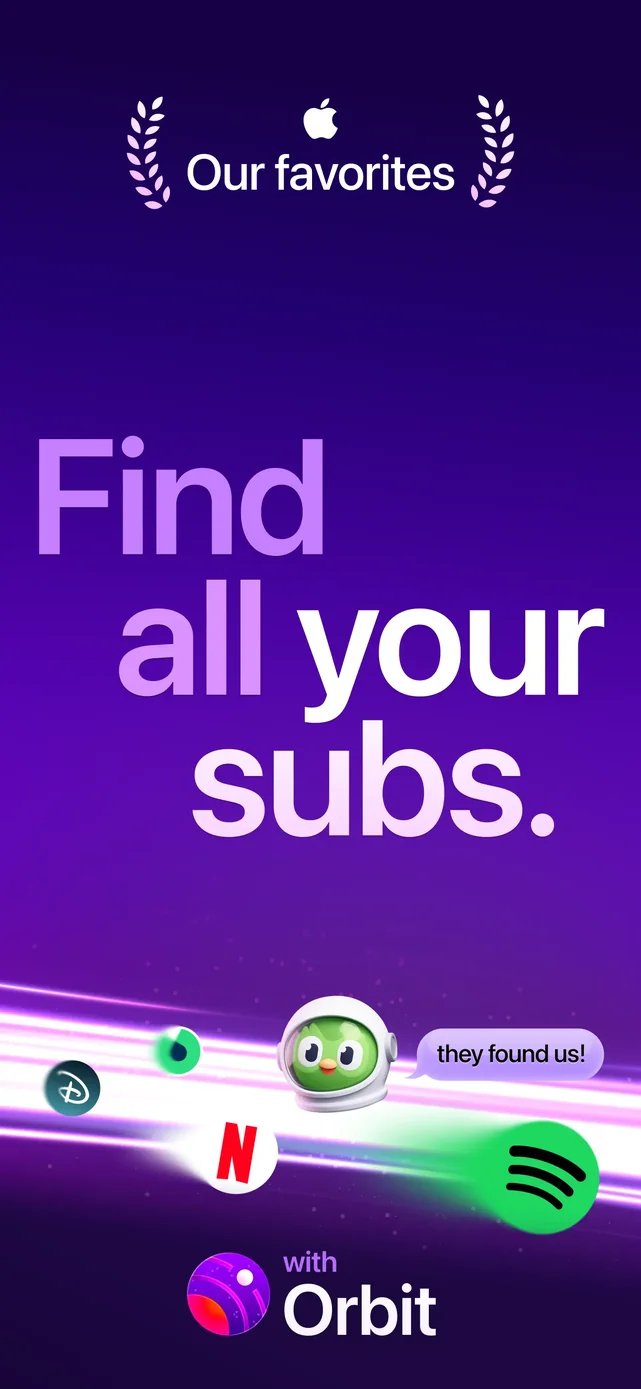 Subscription Manager: Orbit App Store screenshot 1