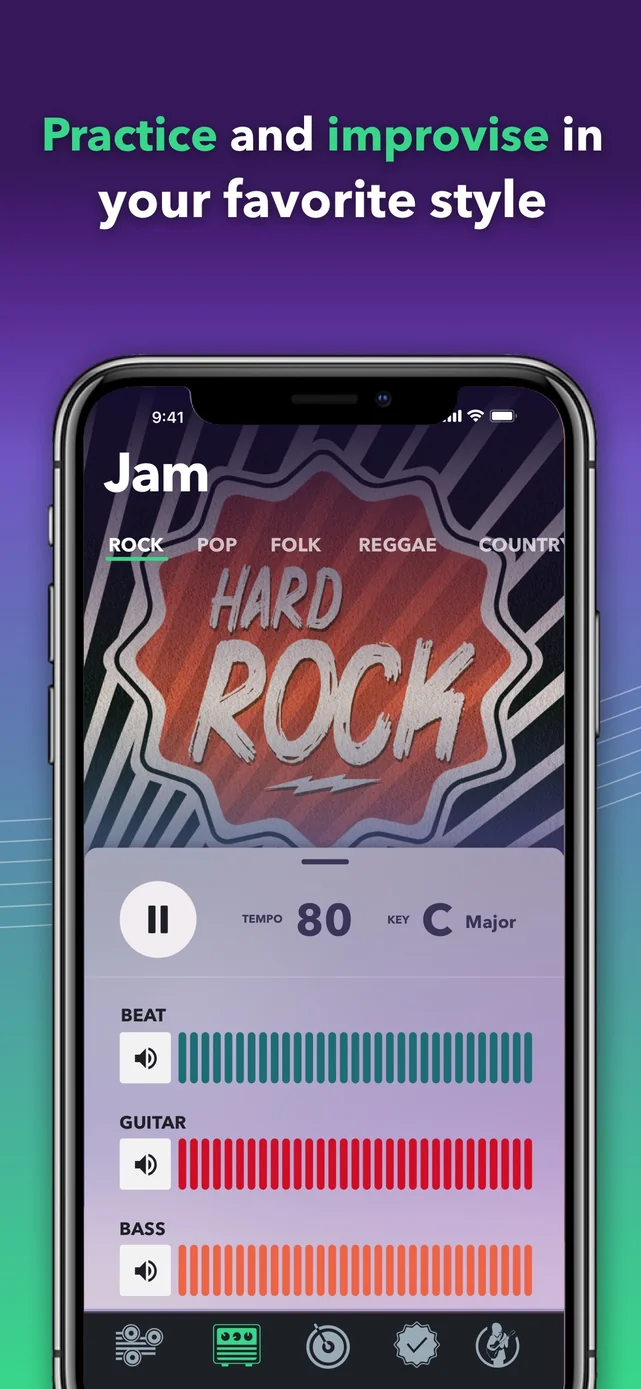 Guitar Tuner Easy tune chords App Store screenshot 4