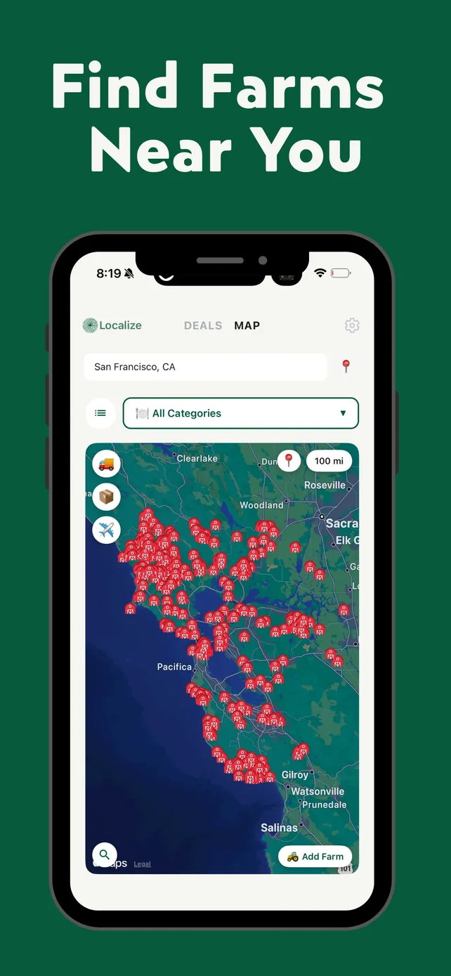 Localize - Farmers Market App Store screenshot 1