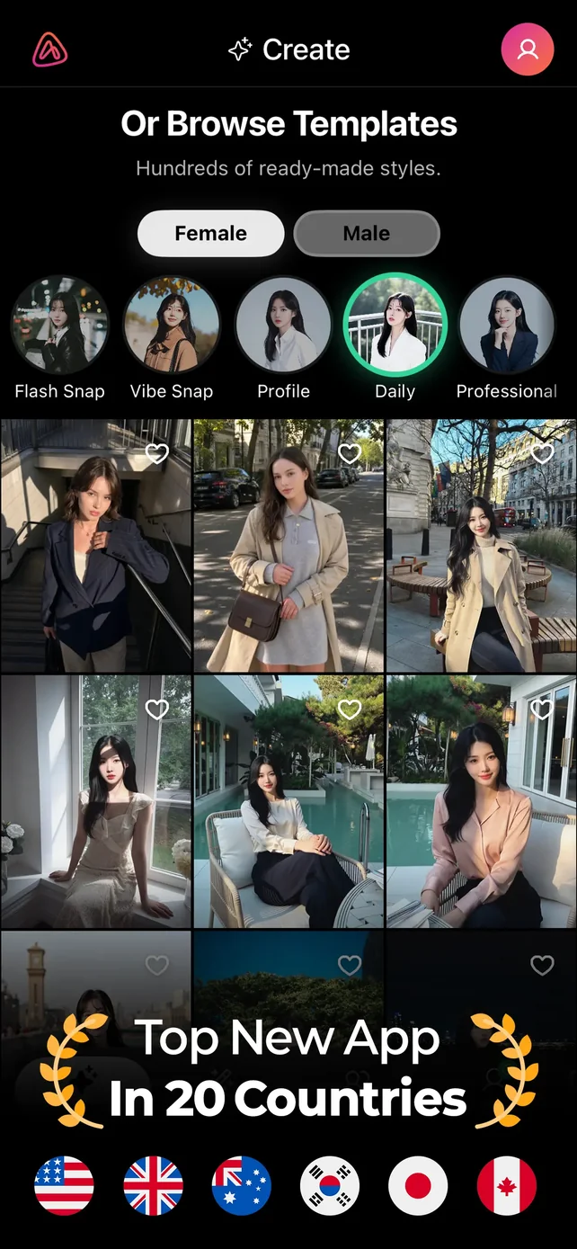 Artisse - Realistic AI Photos App Store screenshot 3