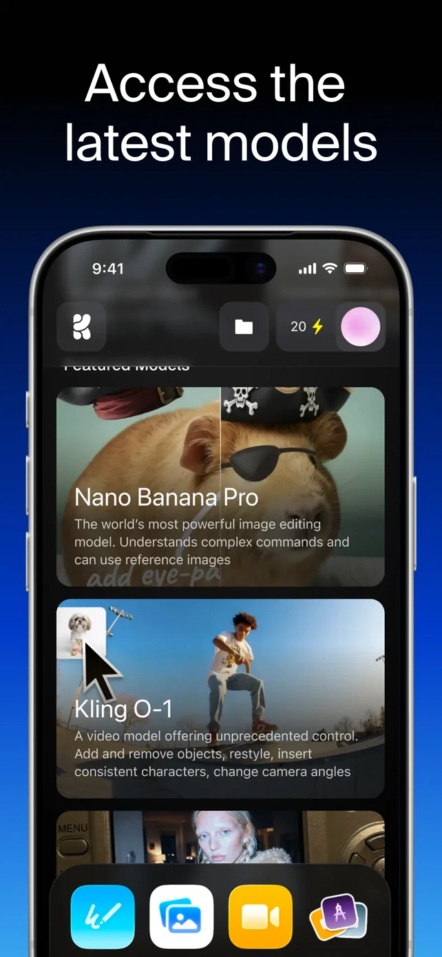 Krea: AI Images and Videos App Store screenshot 2