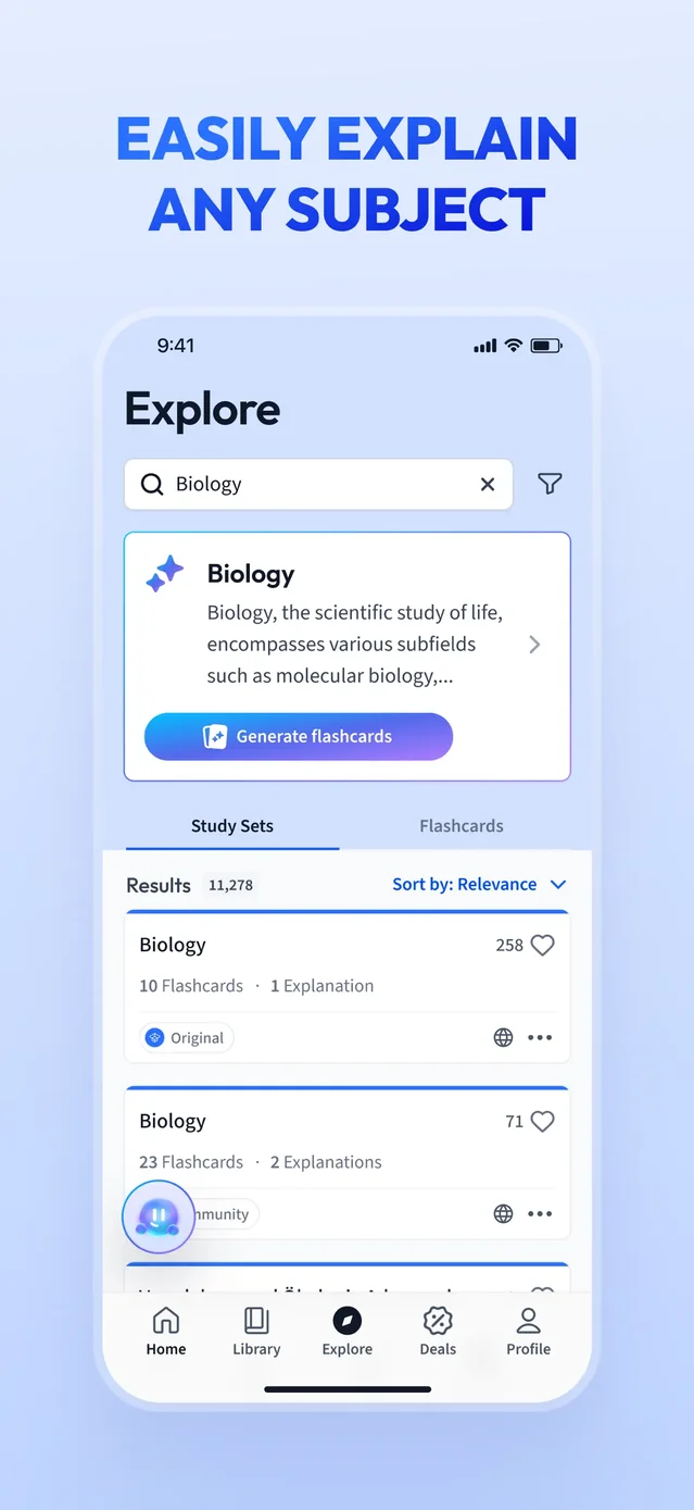 Vaia: AI Flashcards. Study App App Store screenshot 4