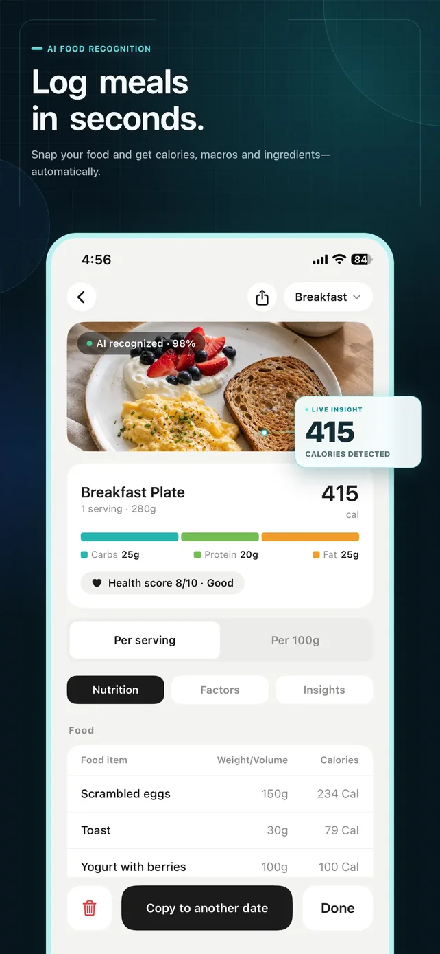 Cal Scanner AI Calorie Tracker App Store screenshot 3