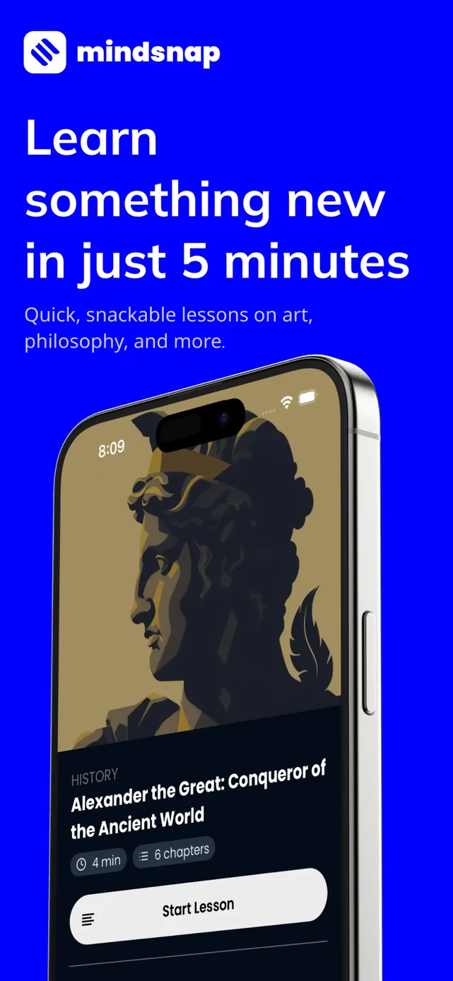 Mindsnap: Daily Micro Learning App Store screenshot 1