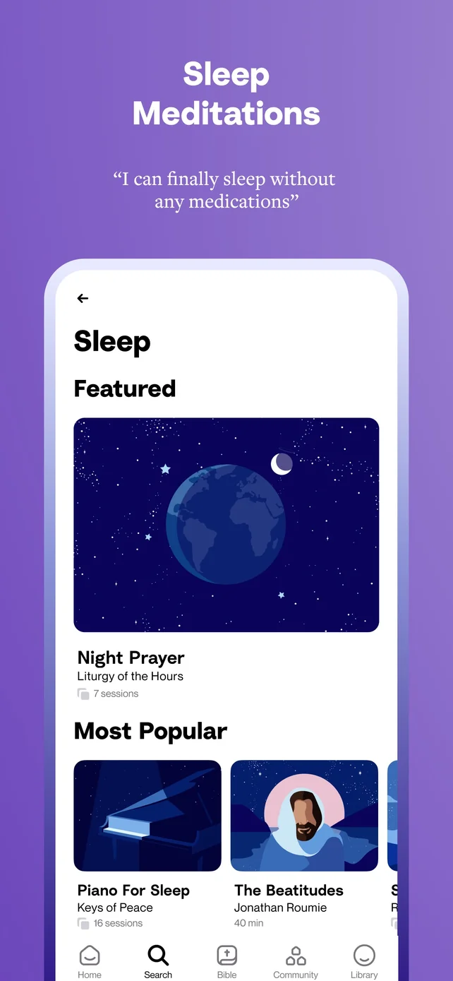 Hallow: Prayer & Meditation App Store screenshot 4