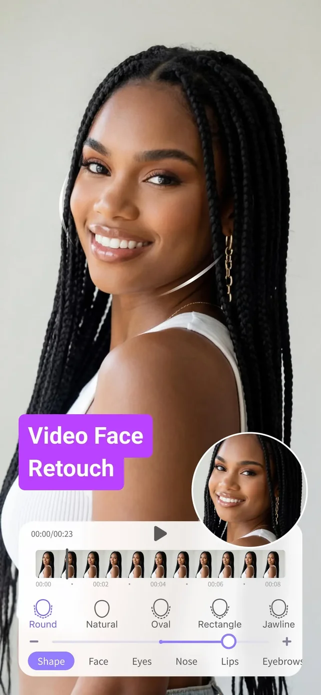 PrettyUp - Body Editor Video App Store screenshot 2