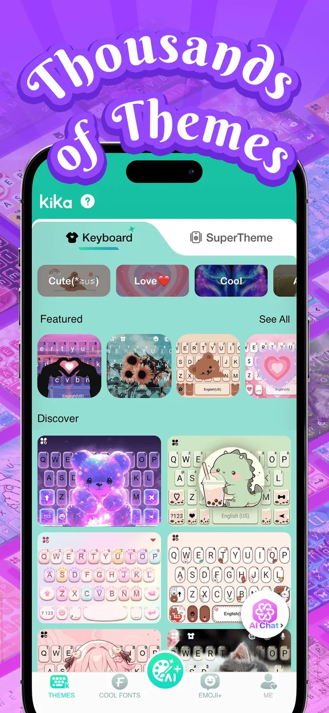 Kika Keyboard: Custom Themes App Store screenshot 4