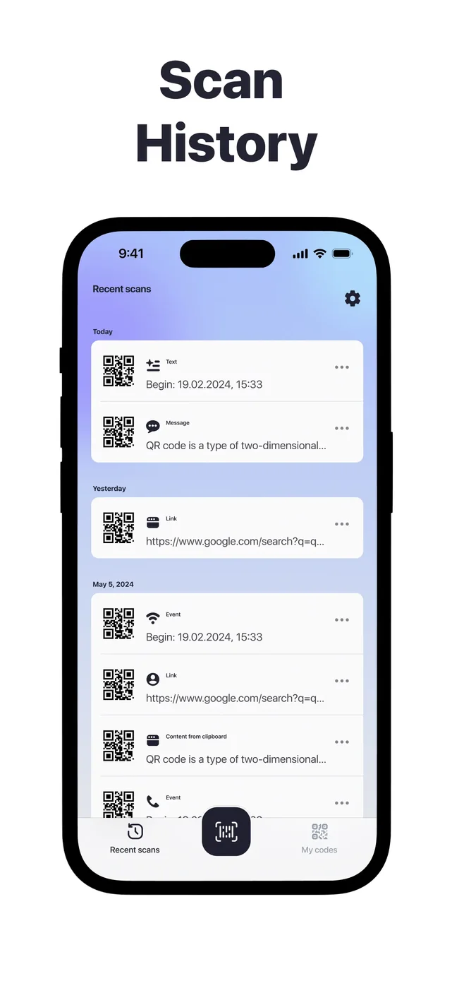 QR Code Reader＋Barcode Scanner App Store screenshot 3