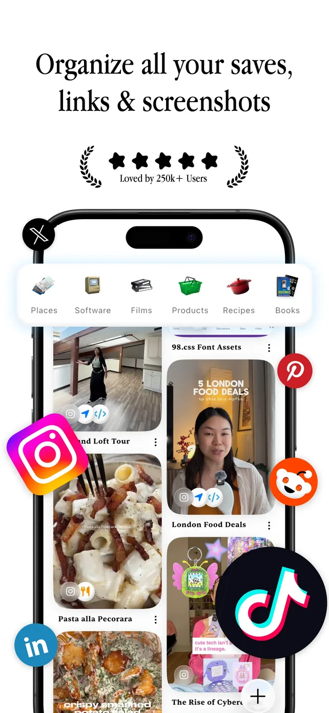 Albo: Save & Organize App Store screenshot 1