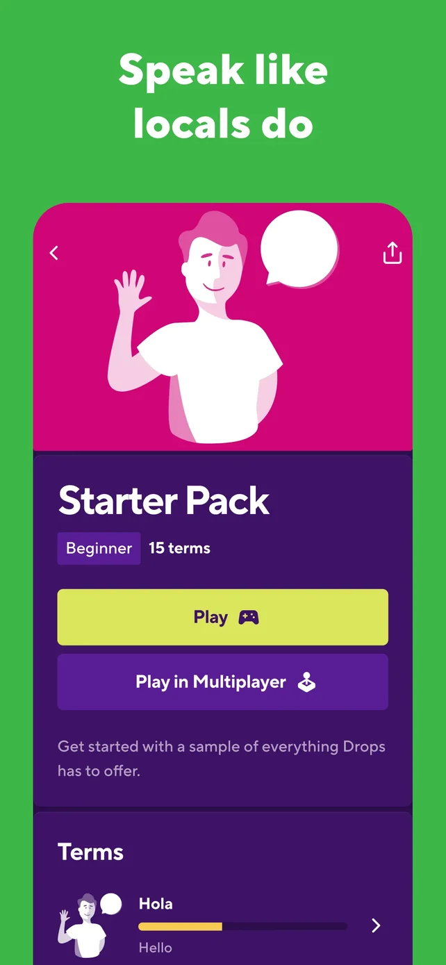 Drops: Language Learning Games App Store screenshot 4