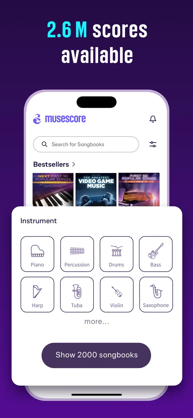 MuseScore－Sheet Music & Chords App Store screenshot 1
