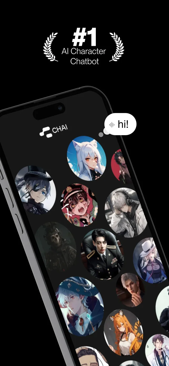 CHAI: Social AI Platform- Chat App Store screenshot 1