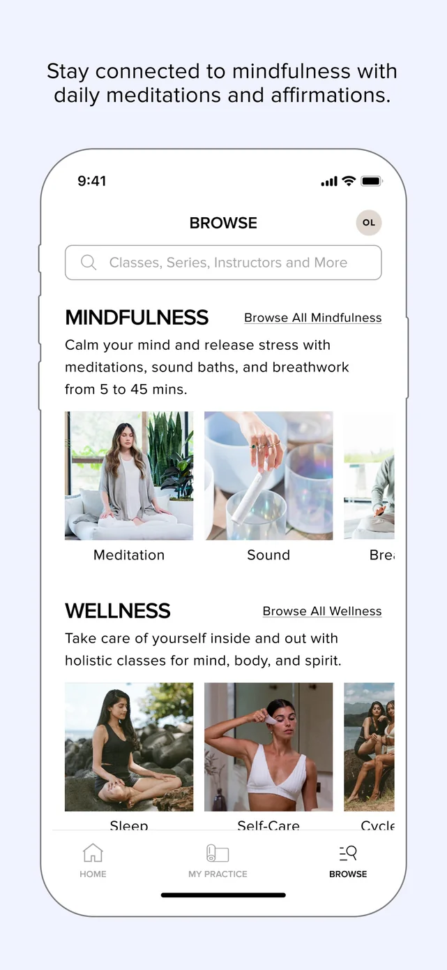 ALO Wellness Club App Store screenshot 4