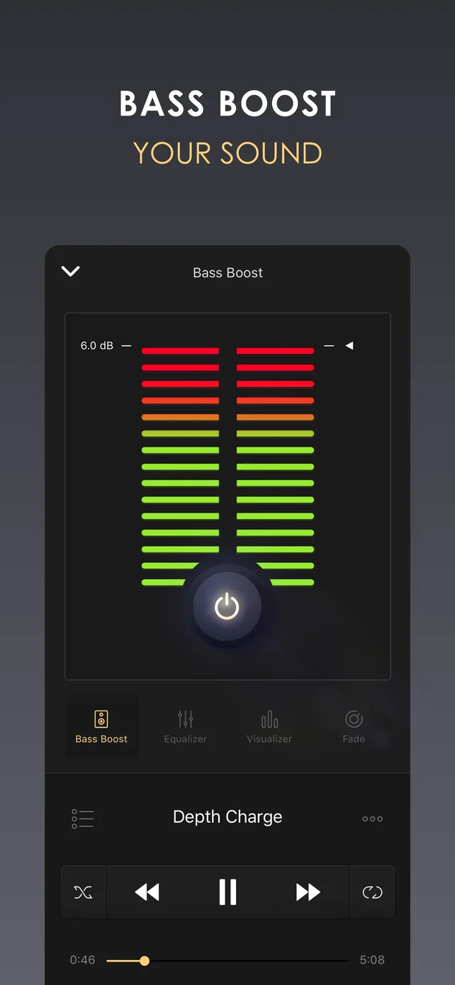 Equalizer+ HD music player App Store screenshot 1