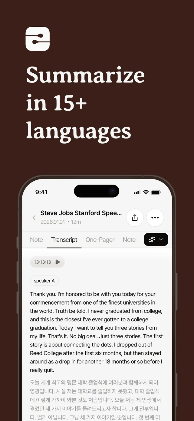 Tiro - AI Meeting Notes App Store screenshot 2