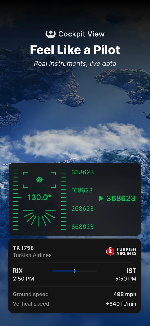 FlightSky: Live Flight Tracker App Store screenshot 3