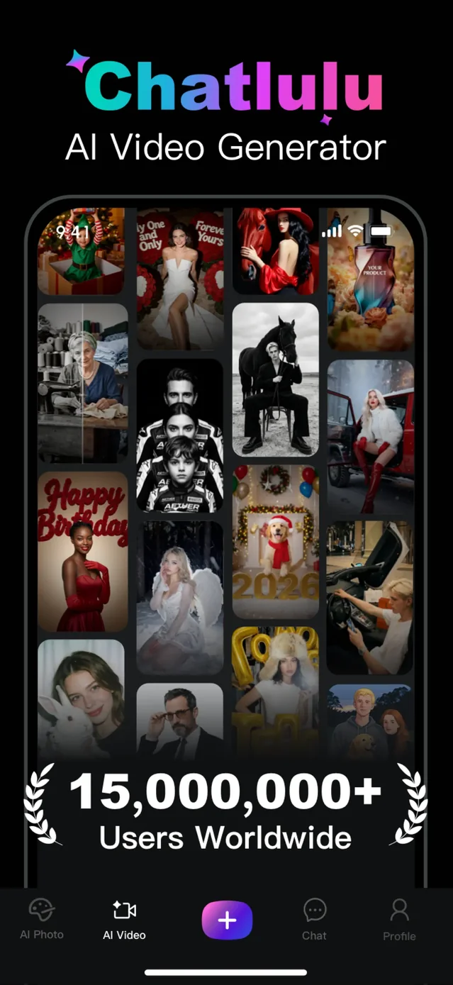 Chatlulu:Video&Photo Editor App Store screenshot 1