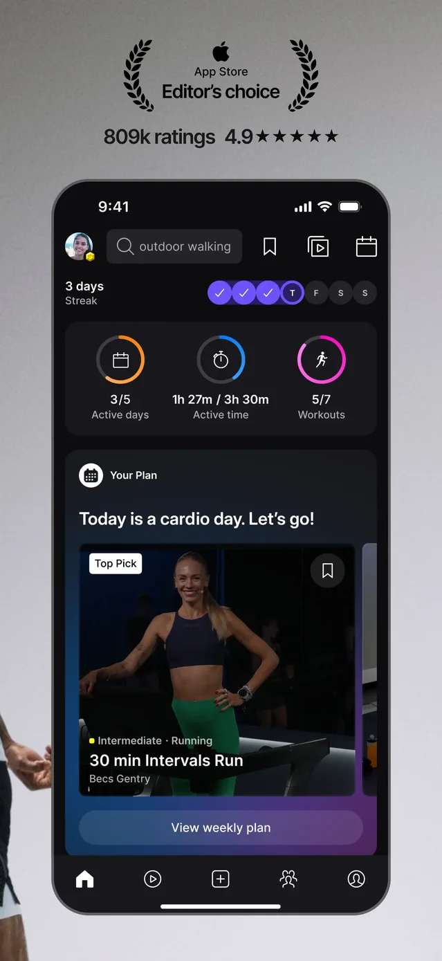 Peloton: Fitness & Workouts App Store screenshot 2