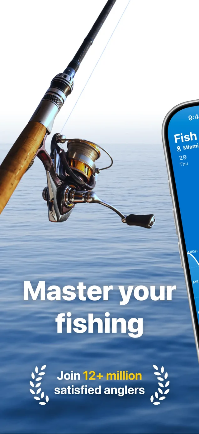 Fishing Points: Map & Forecast App Store screenshot 1