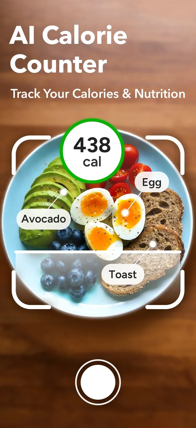 CaloCare: AI Calorie Counter App Store screenshot 1