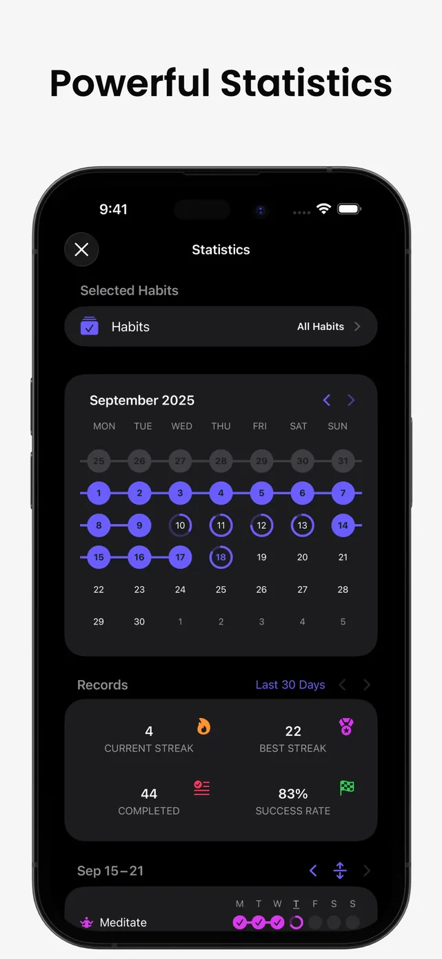 Grit: Daily Habit Tracker App Store screenshot 4