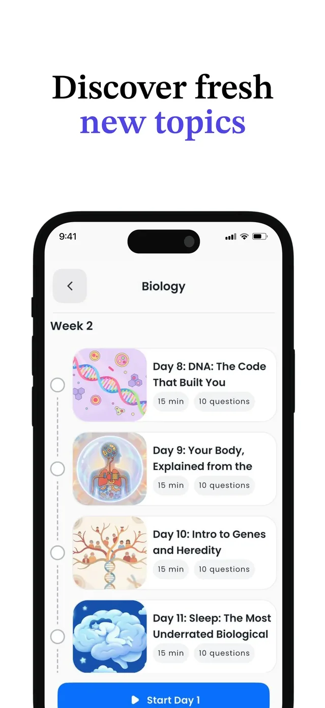 MyGrowth: Daily Micro Learning App Store screenshot 3