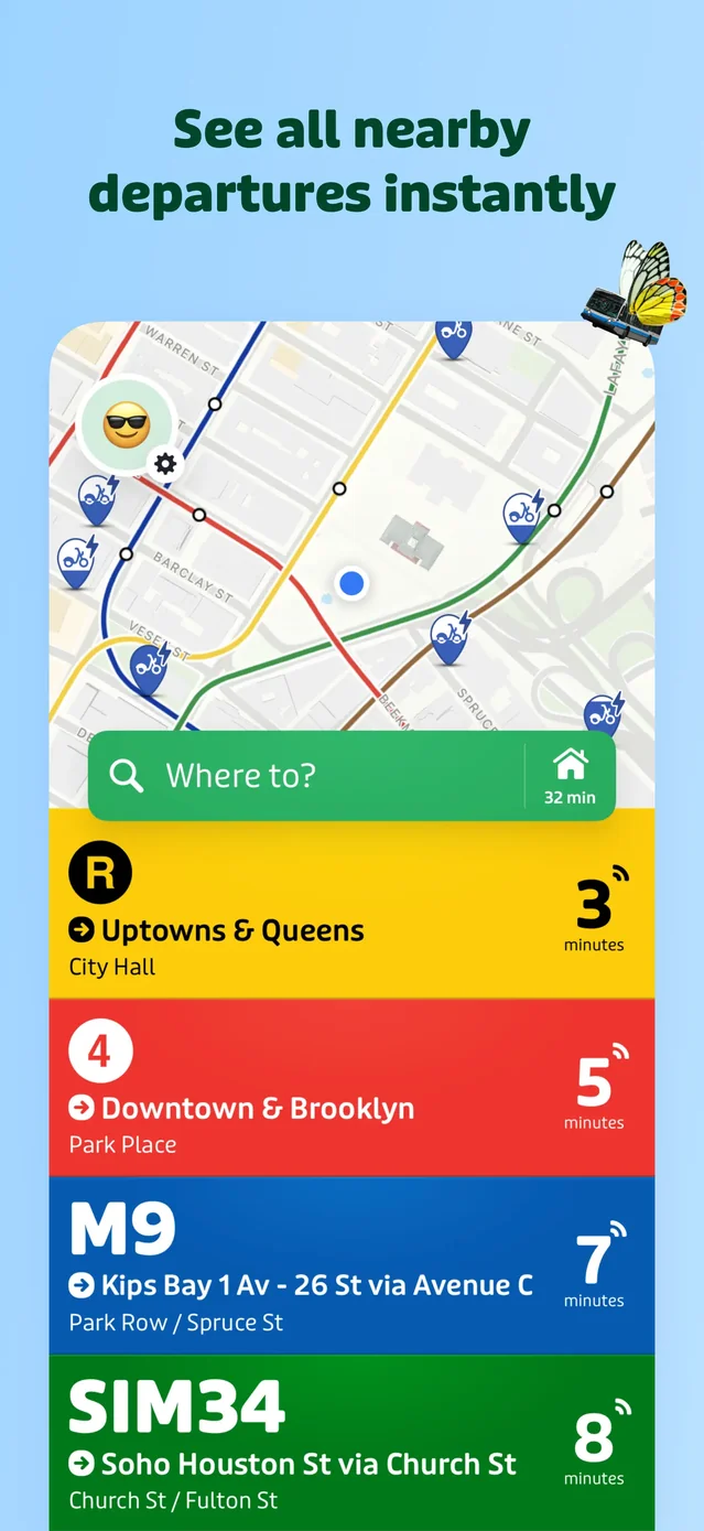 Transit • Subway & Bus Times App Store screenshot 1