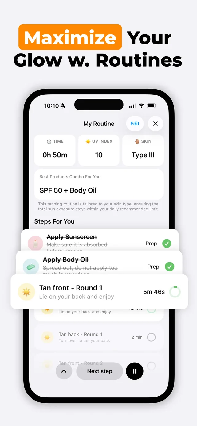 SunSafe: UV Index & Tanning App Store screenshot 4