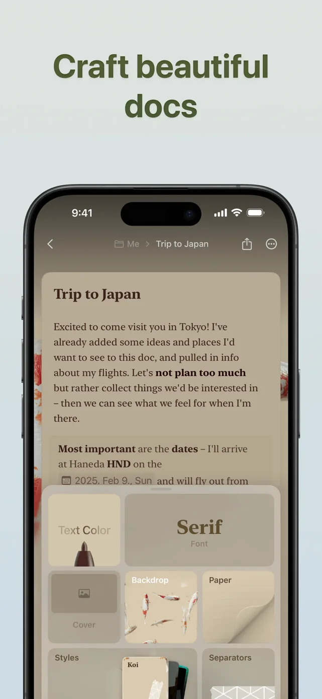 Craft: Notes, Documents, AI App Store screenshot 4