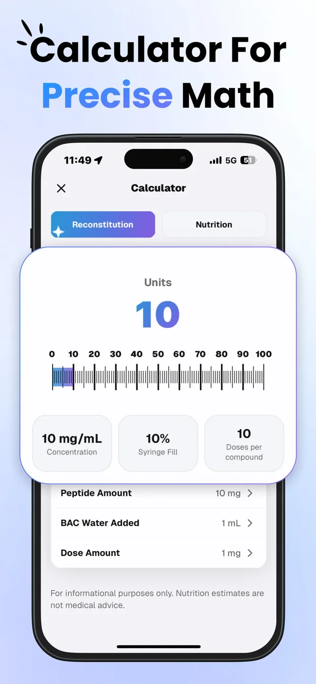 Pep AI: Peptide GLP-1 Tracker App Store screenshot 4