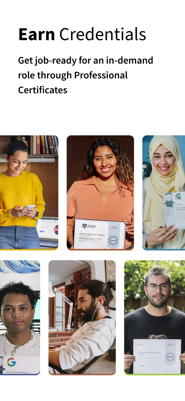 Coursera: Grow your career App Store screenshot 4