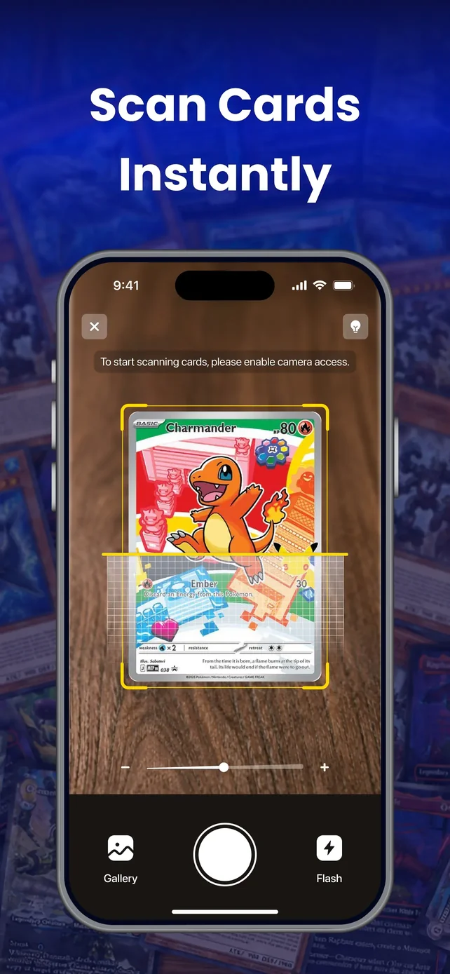 TCG Card Scanner & Value-Foloy App Store screenshot 1