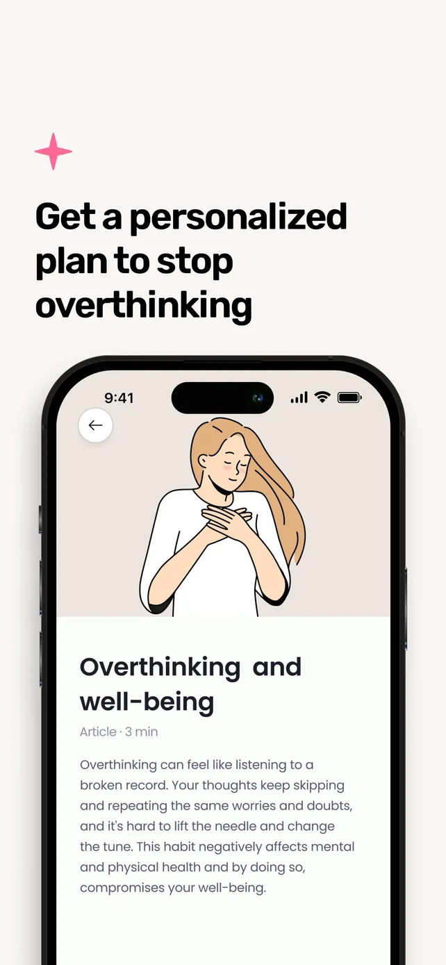 Mindway: Stop Overthinking App Store screenshot 2