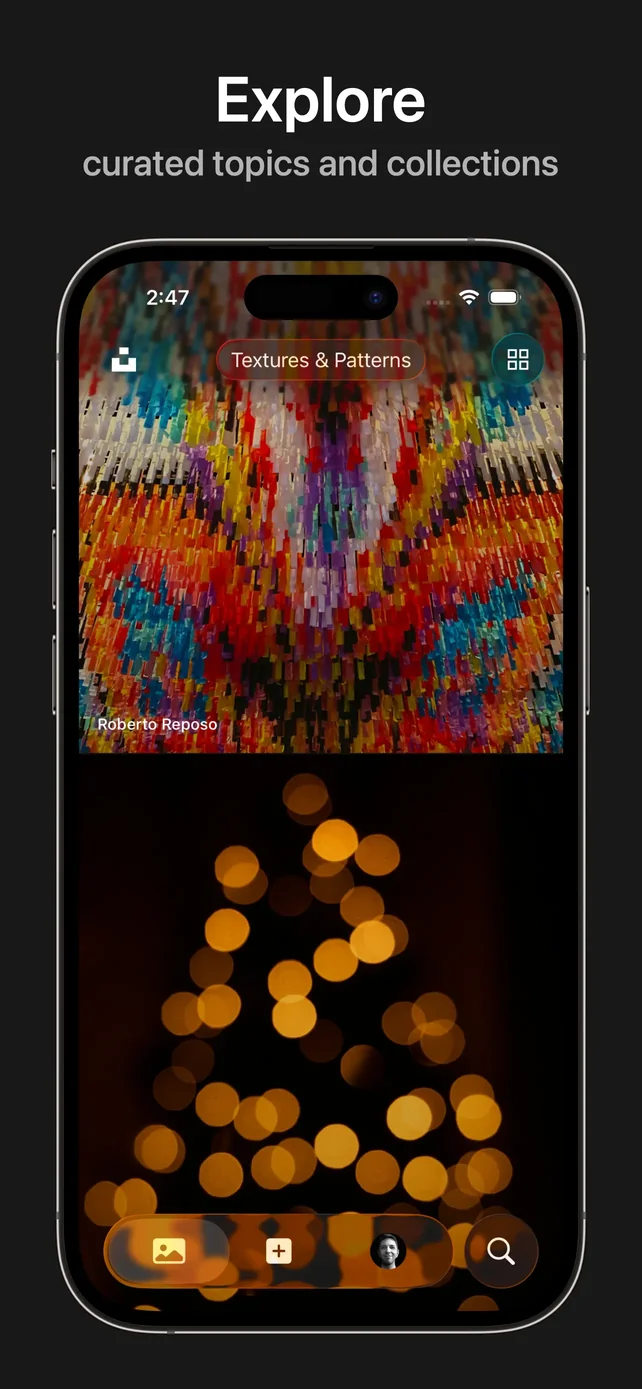 Unsplash App Store screenshot 2