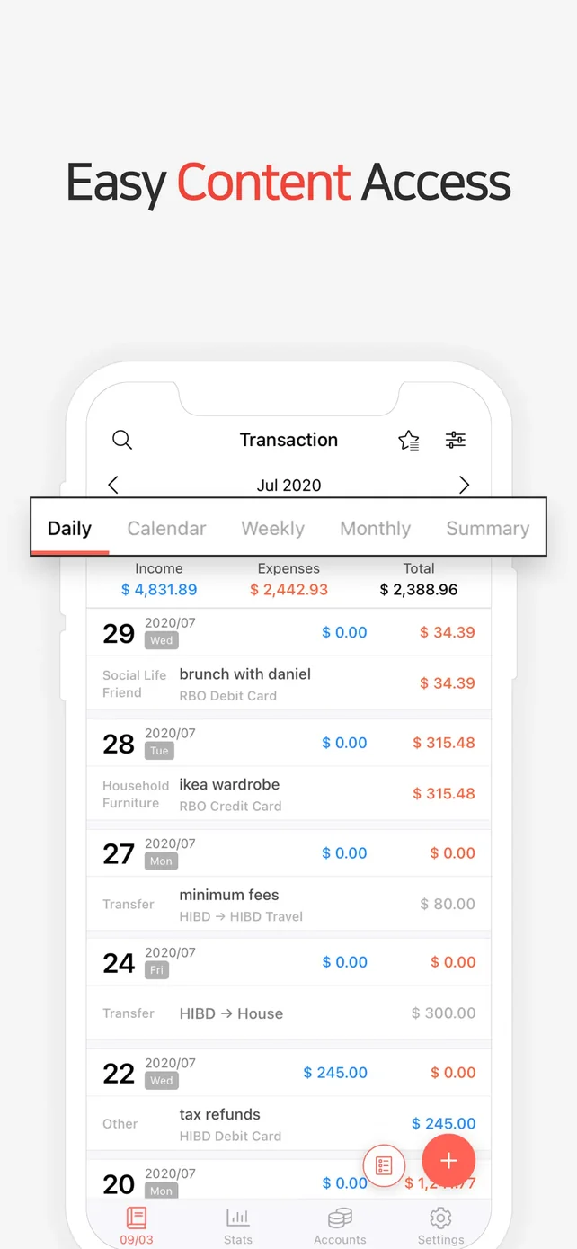Money Manager Expense & Budget App Store screenshot 2