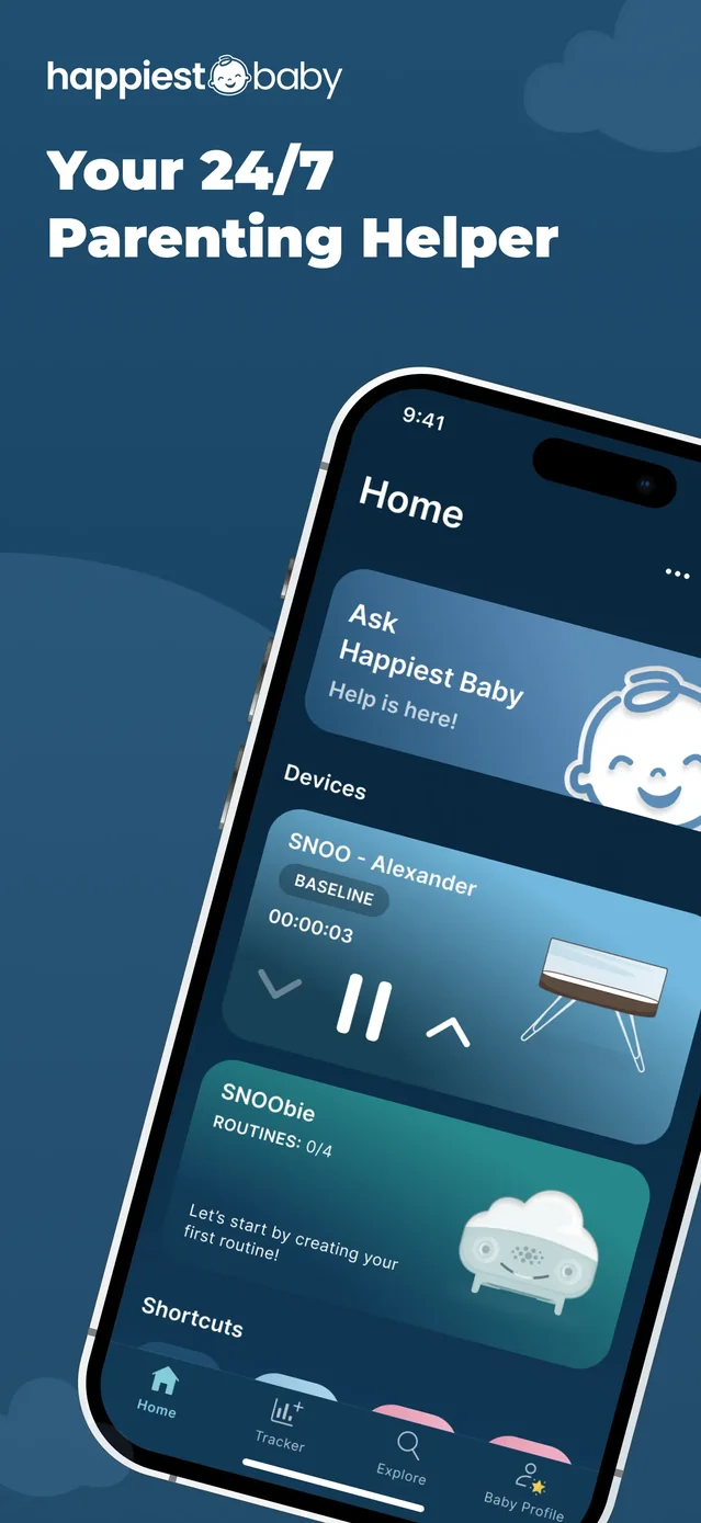 Happiest Baby, makers of SNOO App Store screenshot 1