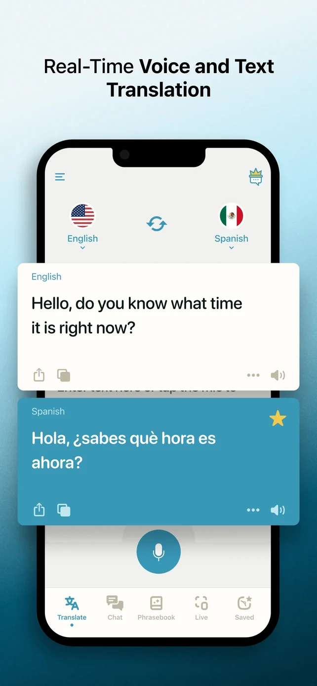 Translate: Voice & Text App Store screenshot 1