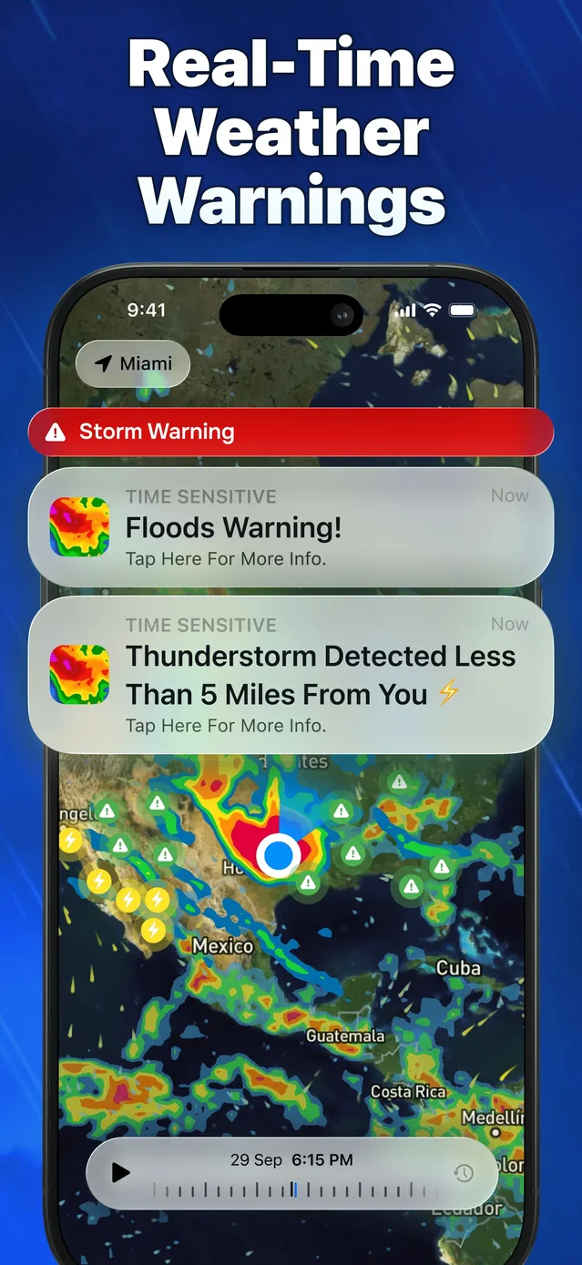 Weather Radar - NOAA Channel App Store screenshot 4