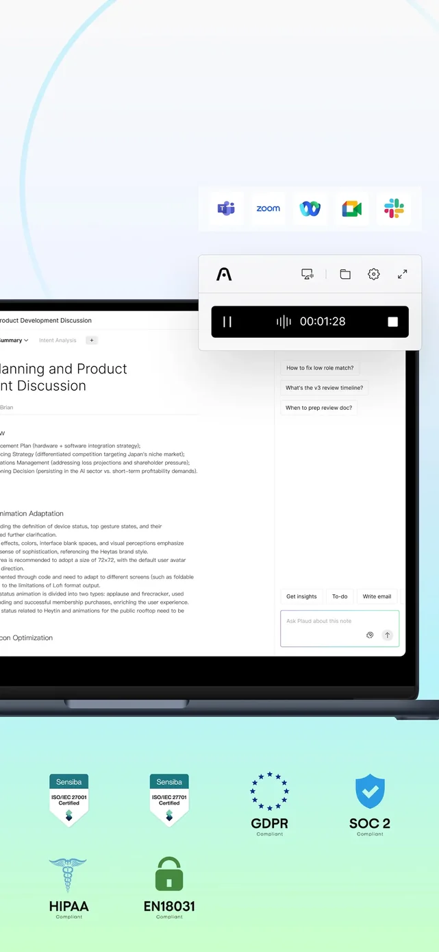 Plaud: AI Note Taker App Store screenshot 2