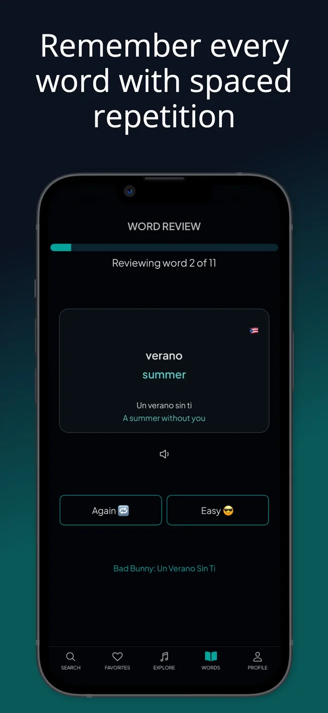 LyricFluent: Learn Languages App Store screenshot 3