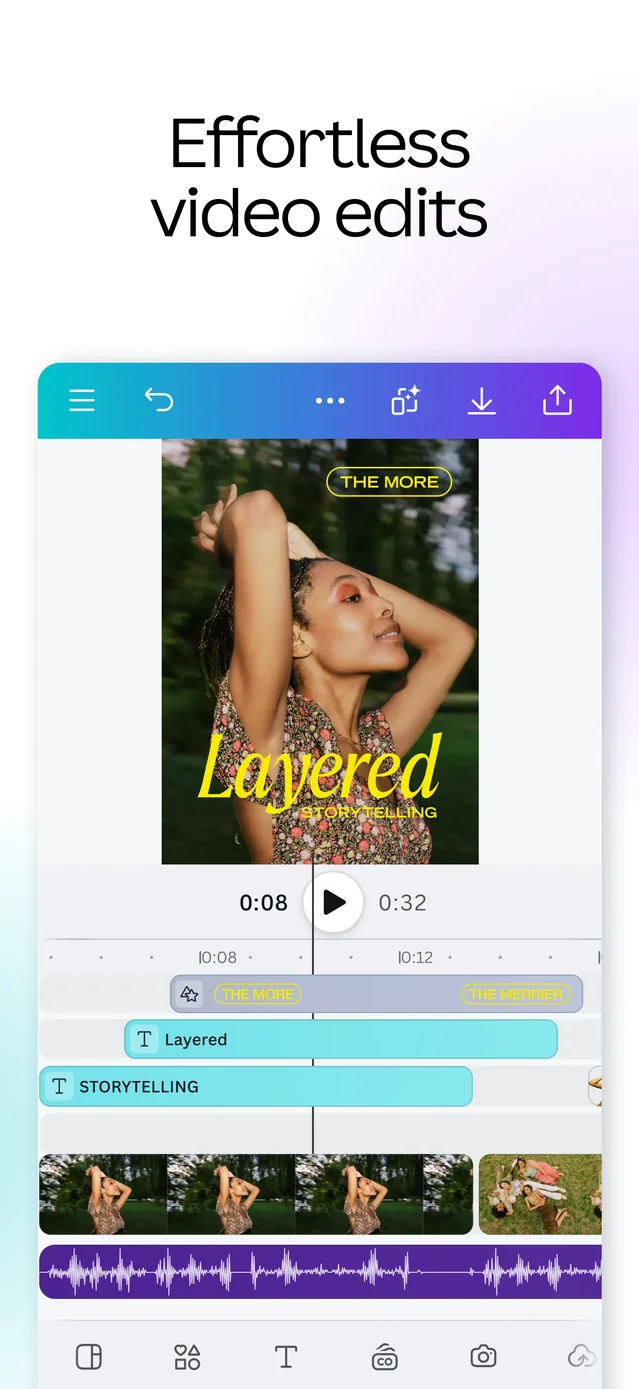 Canva: AI Video & Photo Editor App Store screenshot 4